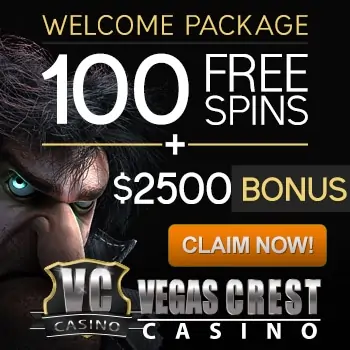 Vegas Crest Casino No Deposit 2017