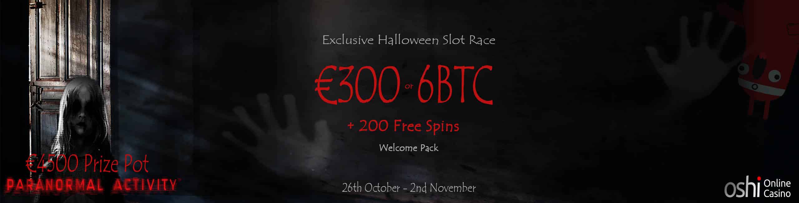 Oshi Bitcoin Casino iSoftBet Paranormal Activity