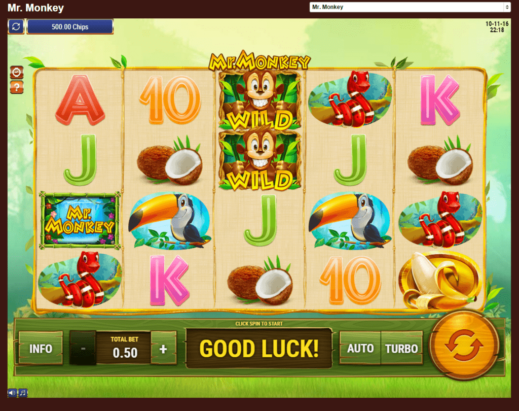 GrandWild Casino Mr. Monkey GameOS