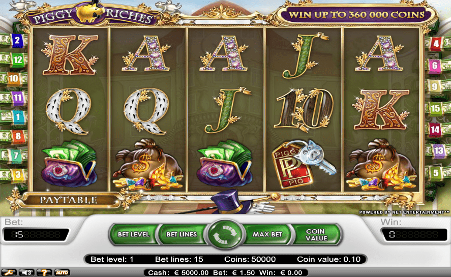 Guts . com NetEnt No Deposit FREE Spins Piggy Riches