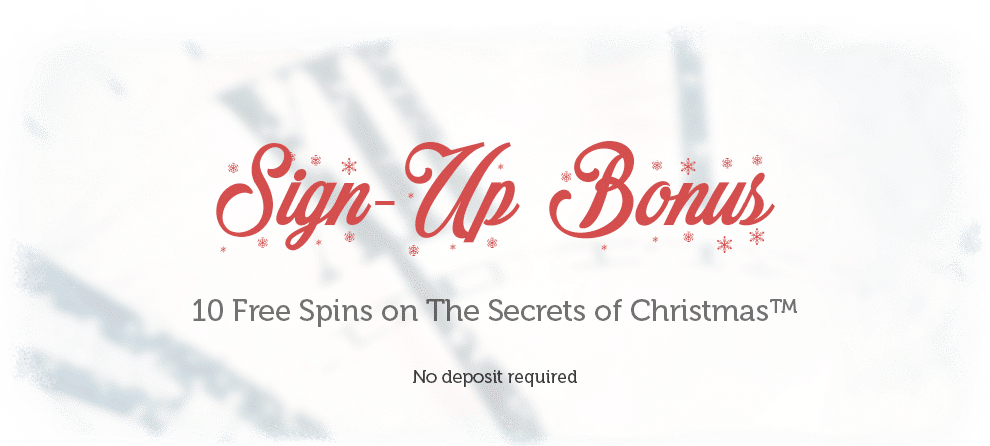 SpinEmpire Casino No Deposit FREE Spins NetEnt Secrets of Christmas