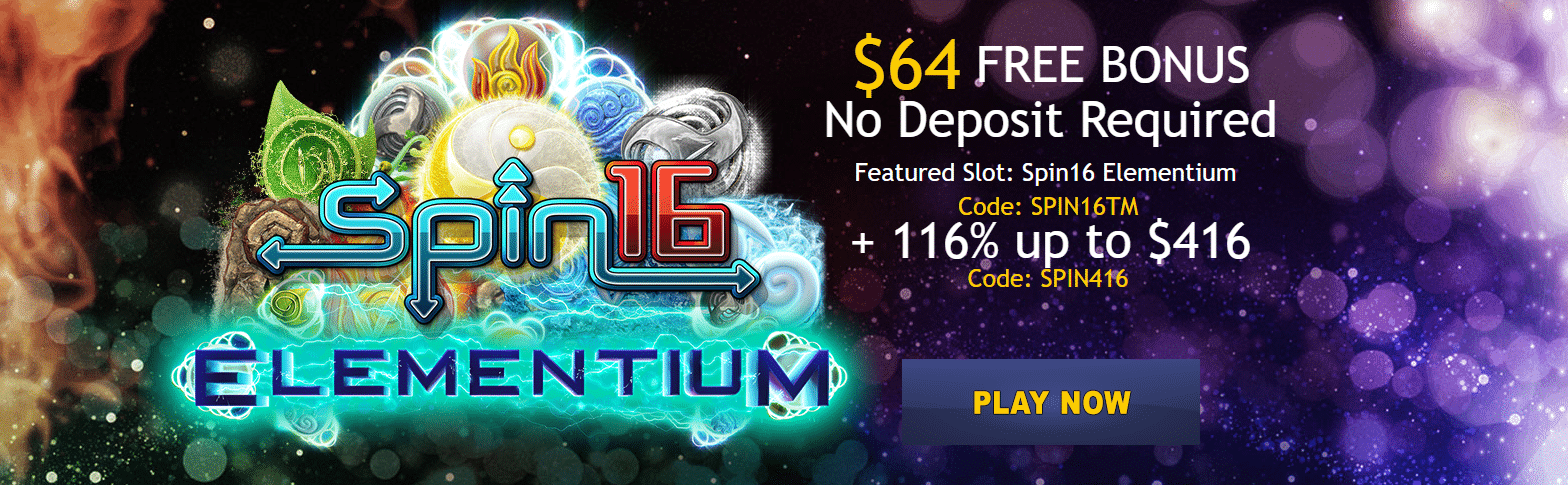 Treasure Mile Casino Spin16 Elementium $64 FREE Bonus