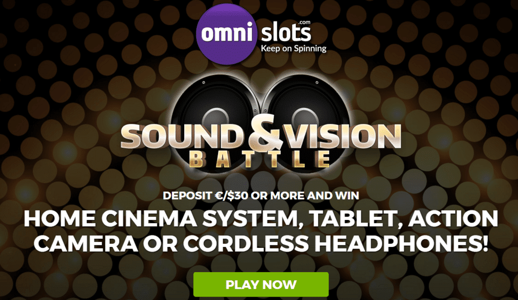 Omni Slots Sound and Vision Battle