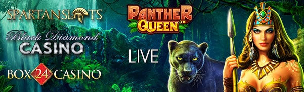 Spartan Slots Box 24 Black Diamond Casino Panther Queen Pragmatic Play