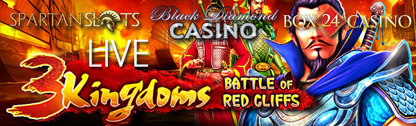 Spartan Slots ox 24 Casino Black Diamond Casino Pragmatic Play 3 Kingdoms Battle of Red Cliffs