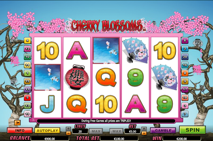 Lincoln Casino Liberty Slots WGS Cherry Blossoms 100 FREE Spins