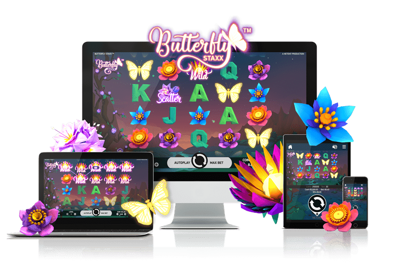 GrandWild Casino NetEnt Butterfly Staxx