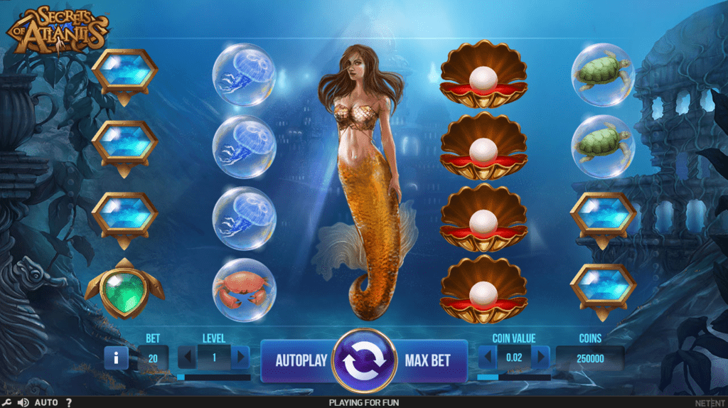 GrandWild Casino NetEnt Secrets of Atlantis