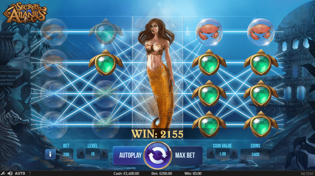 VIP Stakes NetEnt Secrets of Atlantis