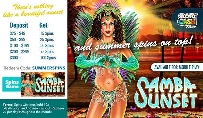 SlotoCash Casino SummerSpins