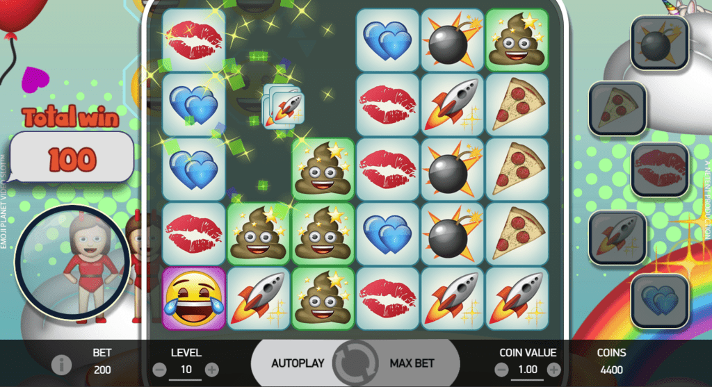 Freaky Aces NetEnt Emoji Planet