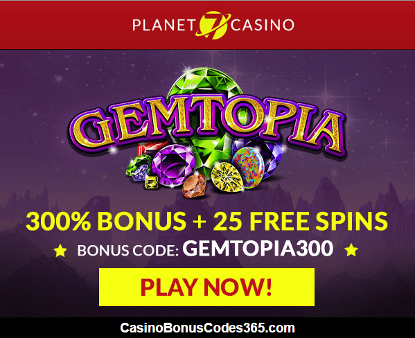 Planet 7 Casino New Game RTG Gemtopia