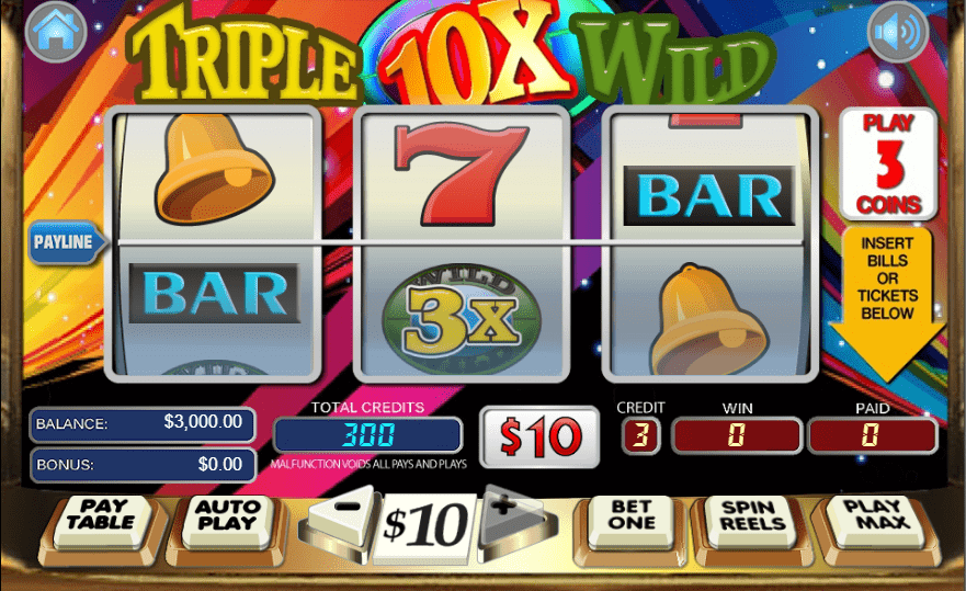 Lincoln Casino WGS Triple 10x Wild 50 FREE Spins