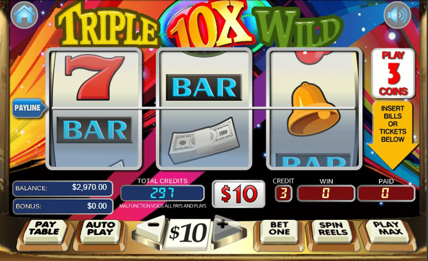 Liberty Slots WGS Triple 10x Wild