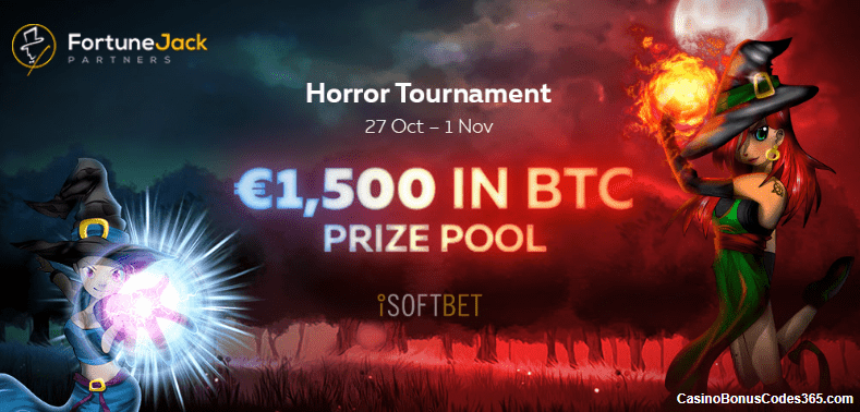 FortuneJack The Horro Tournament €1,500 in BTC prize pool