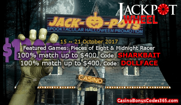 Jackpot Wheel Spooktacular Halloween Promotion Week 3