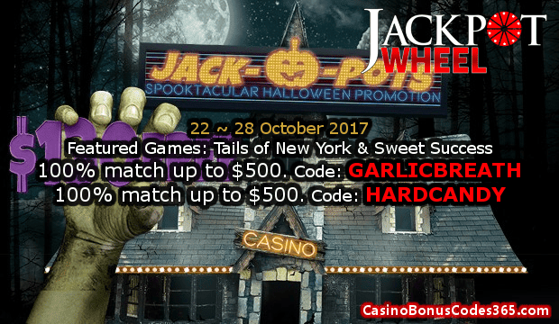 Jackpot Wheel Spooktacular Halloween Promotion Week 4