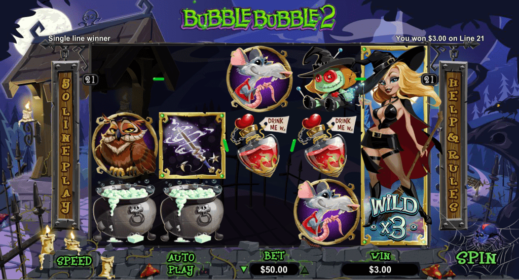 Fair Go Casino RTG Bubble Bubble 2