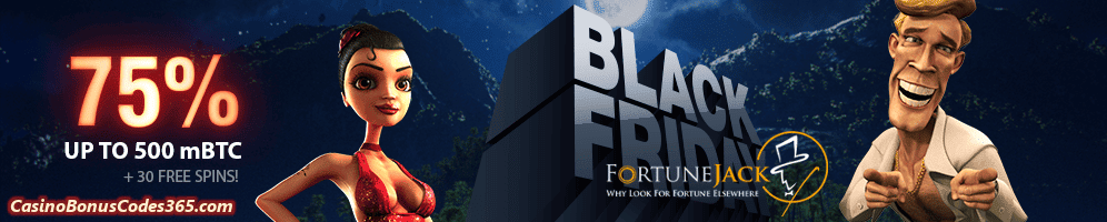 FortuneJack Casino Black Friday Deals