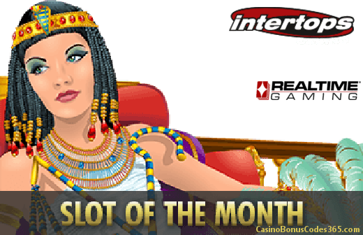 Everygame Casino Red RTG Cleopatras Gold Slot of The Month