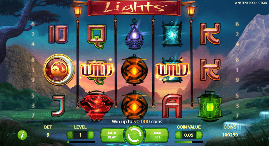 Casino Adrenaline NetEnt Lights 30 No Deposit FREE Spins