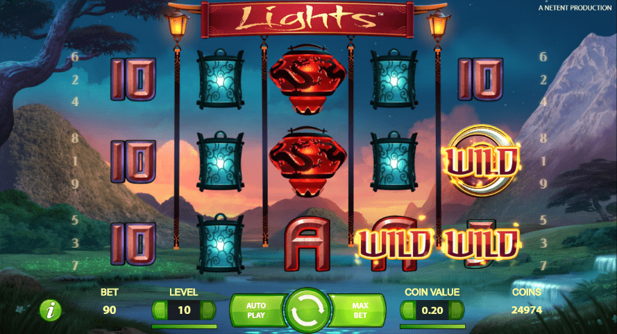 Casino Adrenaline NetEnt Lights 30 No Deposit FREE Spins