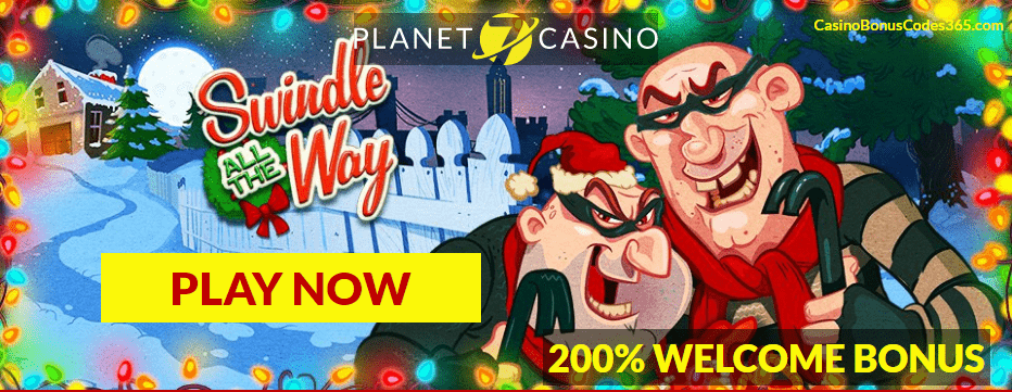 Planet 7 Casino New Game RTG Swindle All The Way Exclusive $25 No Deposit FREE Chip