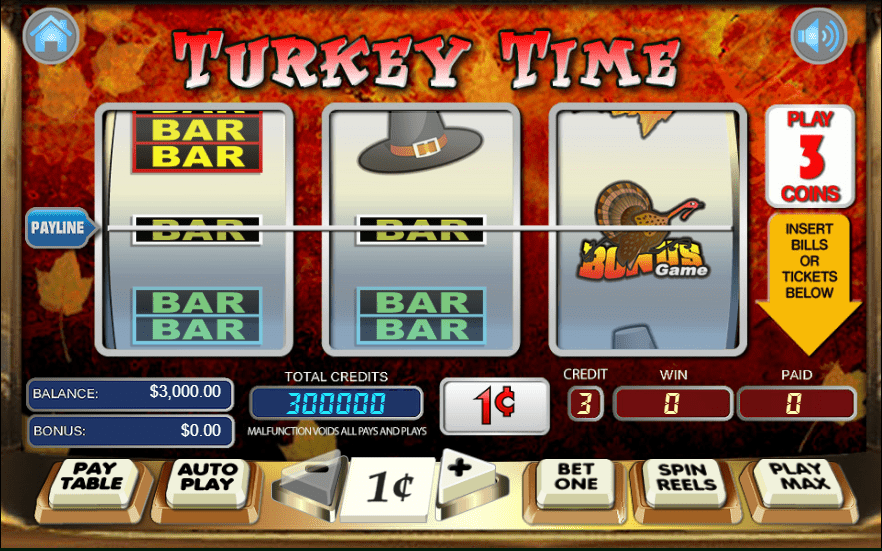 Liberty Slots WGS Turkey Time