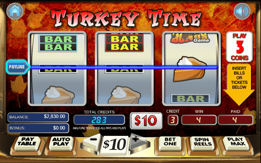 Lincoln Casino WGS Turkey Time