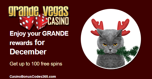 Grande Vegas Casino December Holiday Season Rewards