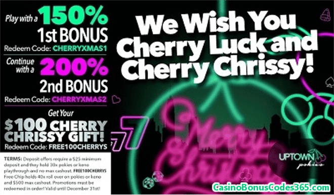 Uptown Pokies Dinky-di Aussie Holidays Cherry Chrissy