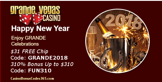 Grande Vegas Casino Happy New Year 2018