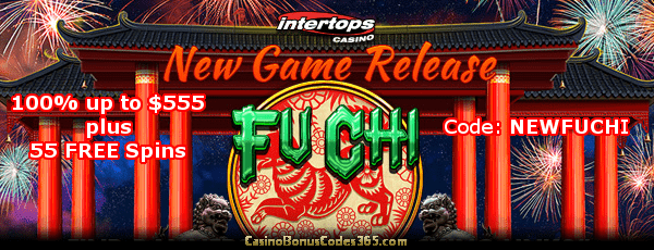 Everygame Casino Red New Game Release RTG Fu Chi 100% up to $555 plus 55 spins