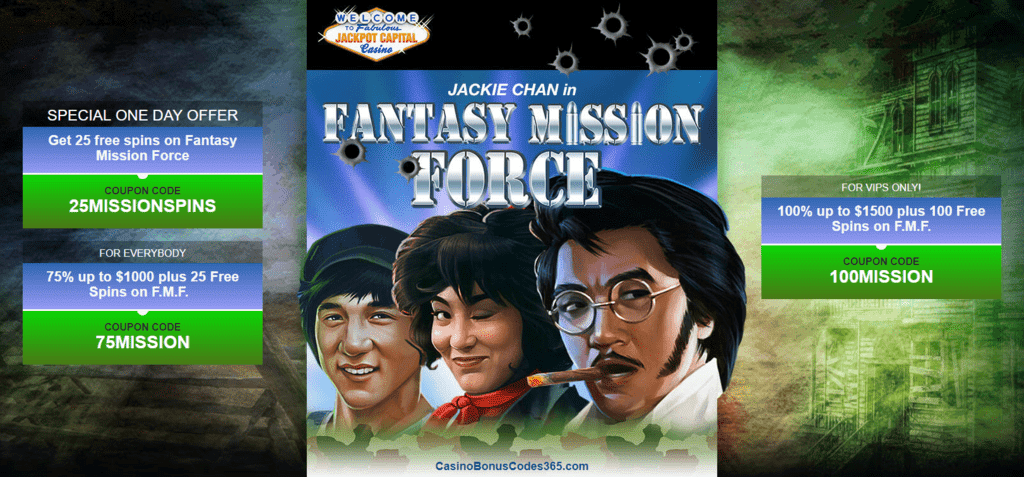 Jackpot Capital New RTG Game Fantasy Mission Force