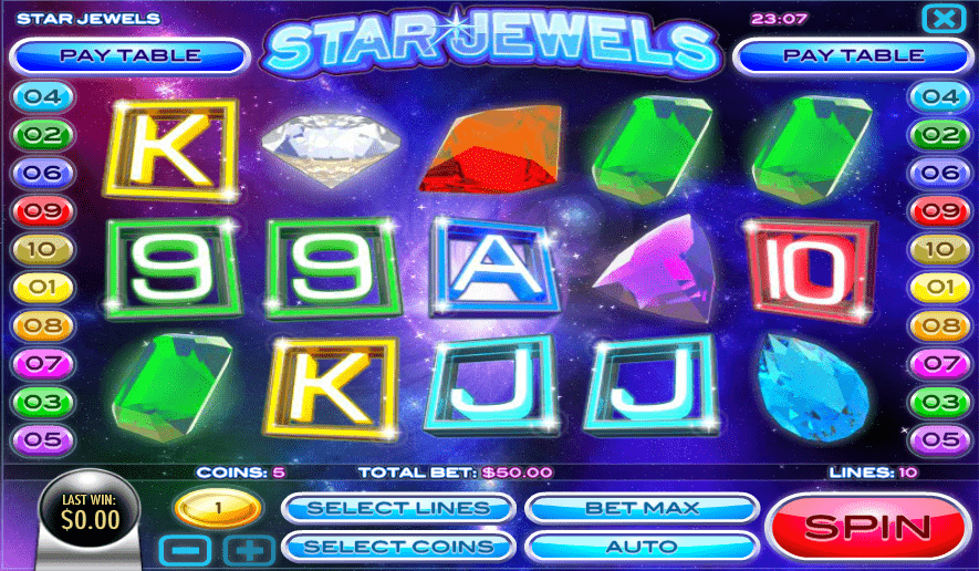 Vegas2Web Casino Rival Gaming Star Jewels