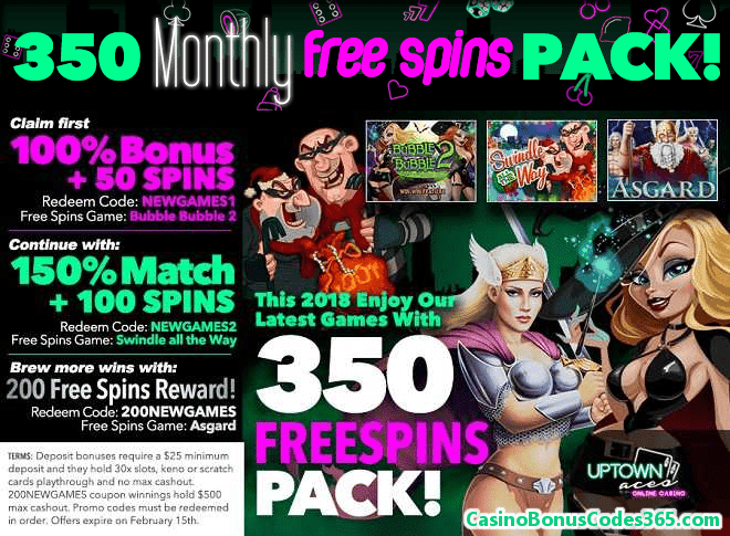 Uptown Aces January 2018 350 Monthly Pack