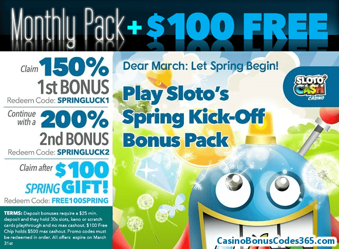 SlotoCash Casino Let Spring Begin!