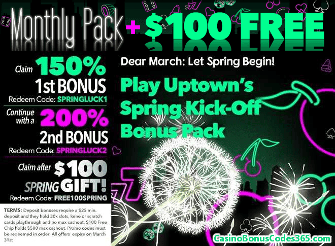 Uptown Aces Spring Kick Off Bonus Pack