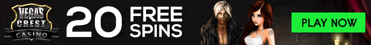 Vegas Crest Casino 20 FREE Spins Rival Gaming Dark Hearts