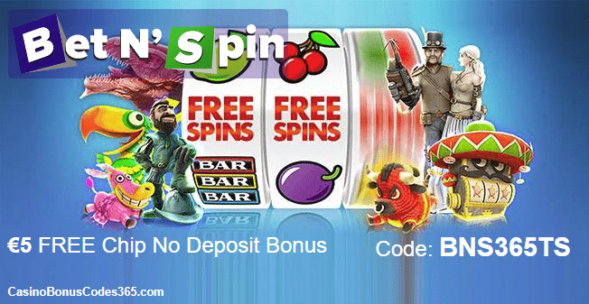 Bet N Spin Exclusive €5 FREE Chip Deal