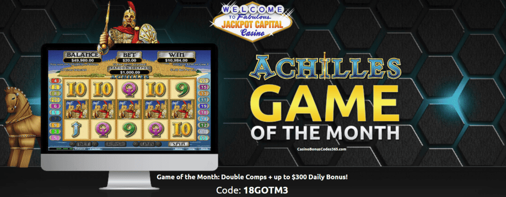 Jackpot Capital Game of the month RTG Achilles