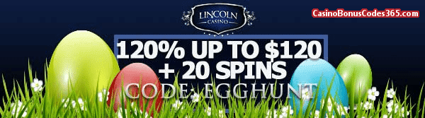 Lincoln Casino 120% up to $120 plus 20 Spins WGS Funky Chicks