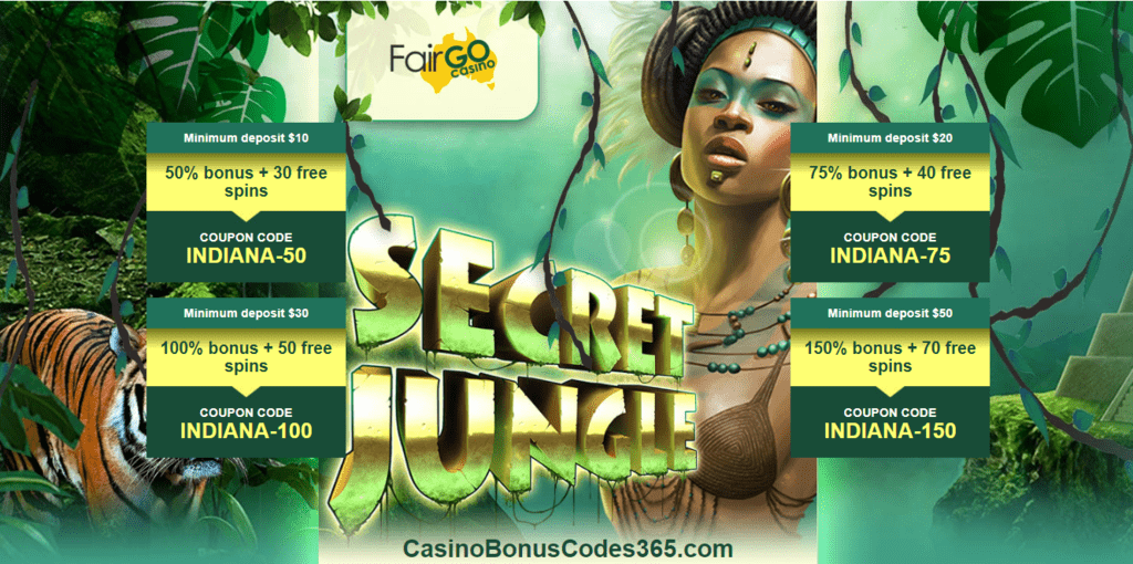 Fair Go Casino New RTG Game Secret Jungle