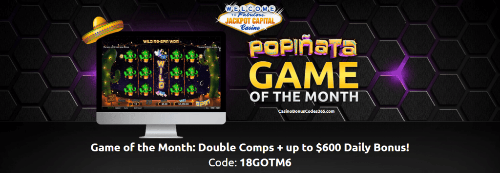 Jackpot Capital May Game of the Month RTG Popinata