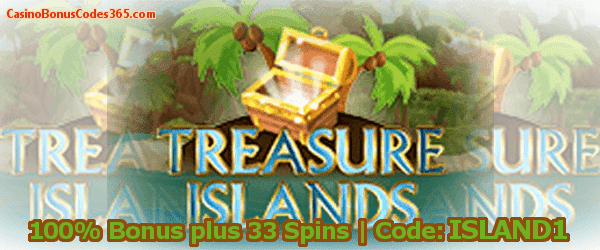 Everygame Casino Red Treasure Islands Cruise First Stop 100% up to $500 plus 33 spins