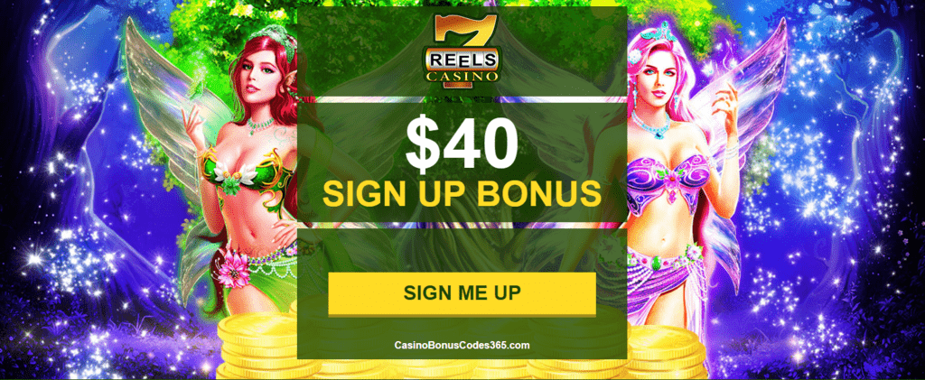 7 Reels Casino Exclusive $40 No Deposit FREE Chip Welcome Deal