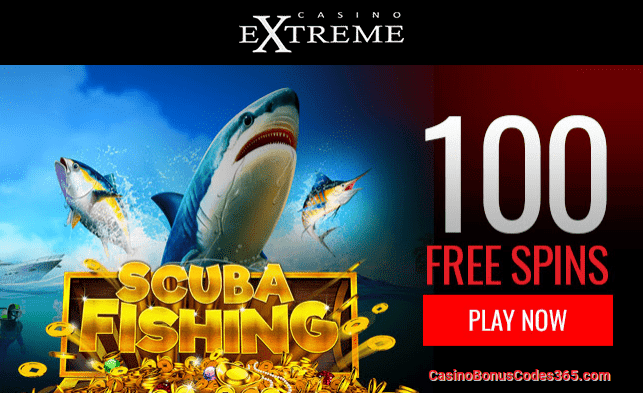 Casino Extreme New RTG Game Scuba Fishing 100 FREE Spins