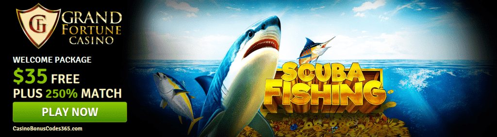 Grand Fortune Casino New RTG Game Scuba Fishing