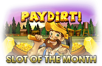 Everygame Casino Red September Slot of The Month RTG Paydirt