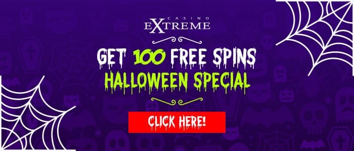 Casino Extreme 100 Halloween RTG Bubble Bubble 2 FREE Spins Offer